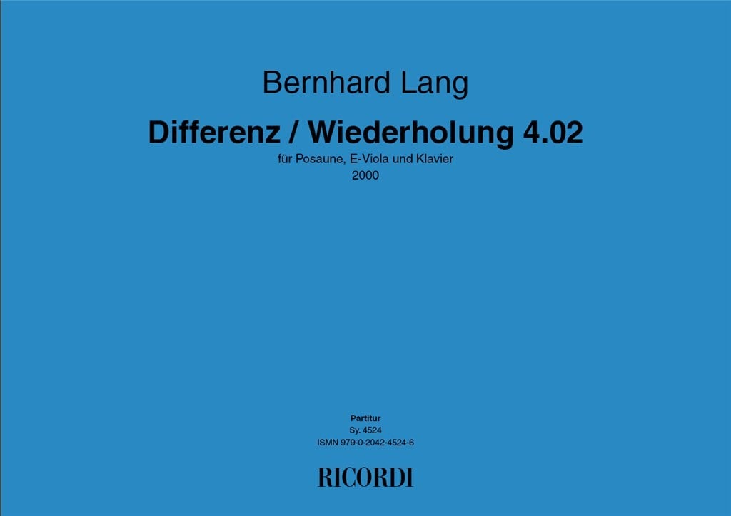 Differenz / Wiederholung 4.02